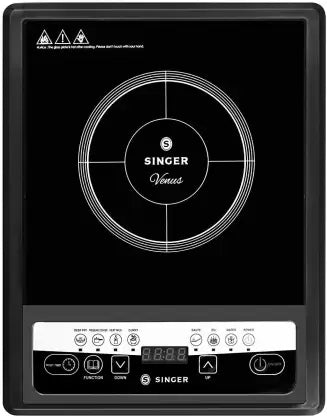 Singer Venus Induction Cooktop  (Black, Push Button) Singer Venus Induction Cooktop  (Black, Push Button)